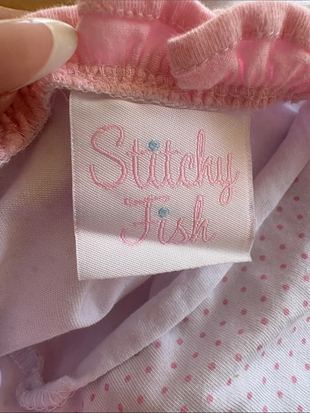 EUC Stitchy Fish Popsicle Set Aplique